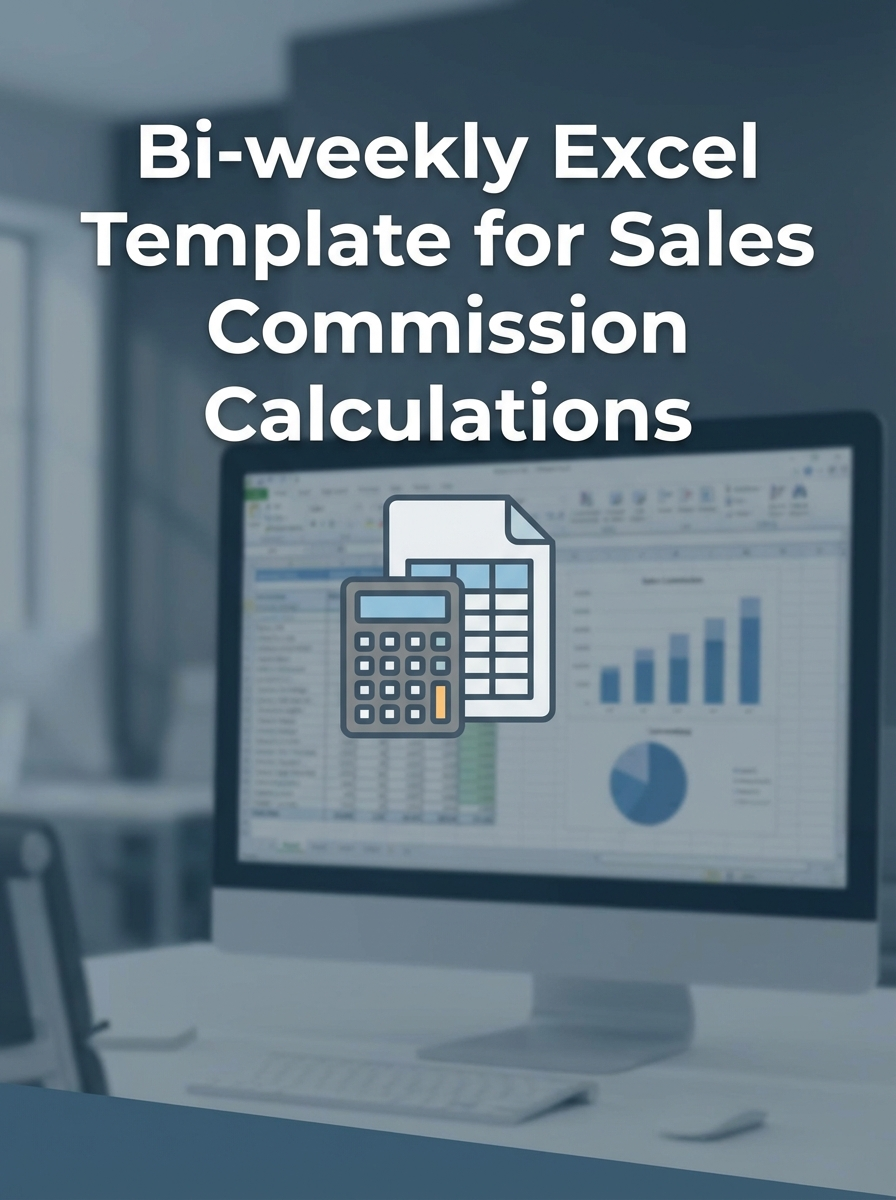 Bi-weekly Excel Template for Sales Commission Calculations