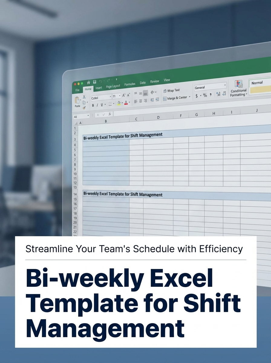 Bi-weekly Excel Template for Shift Management