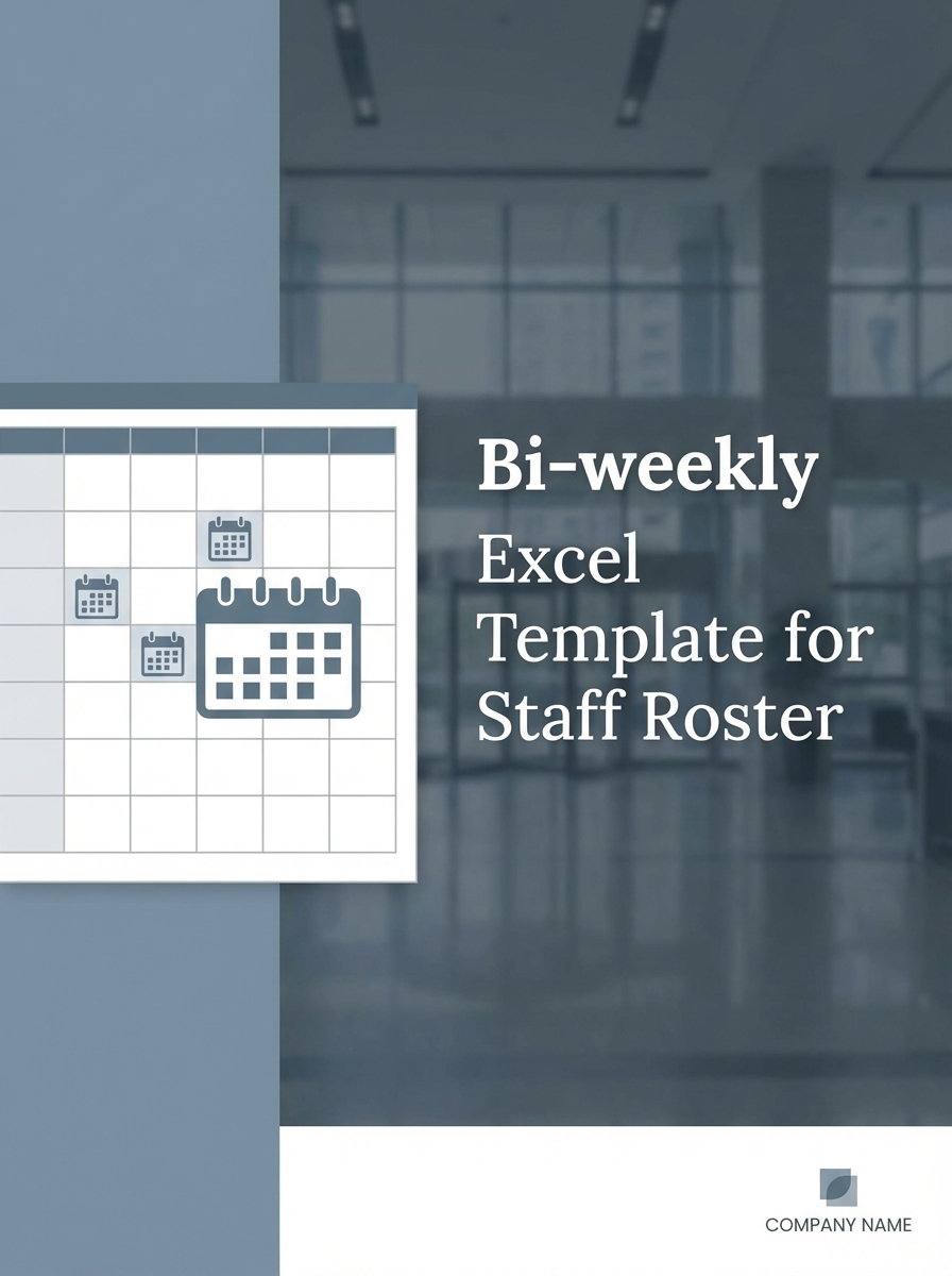 Bi-weekly Excel Template for Staff Roster