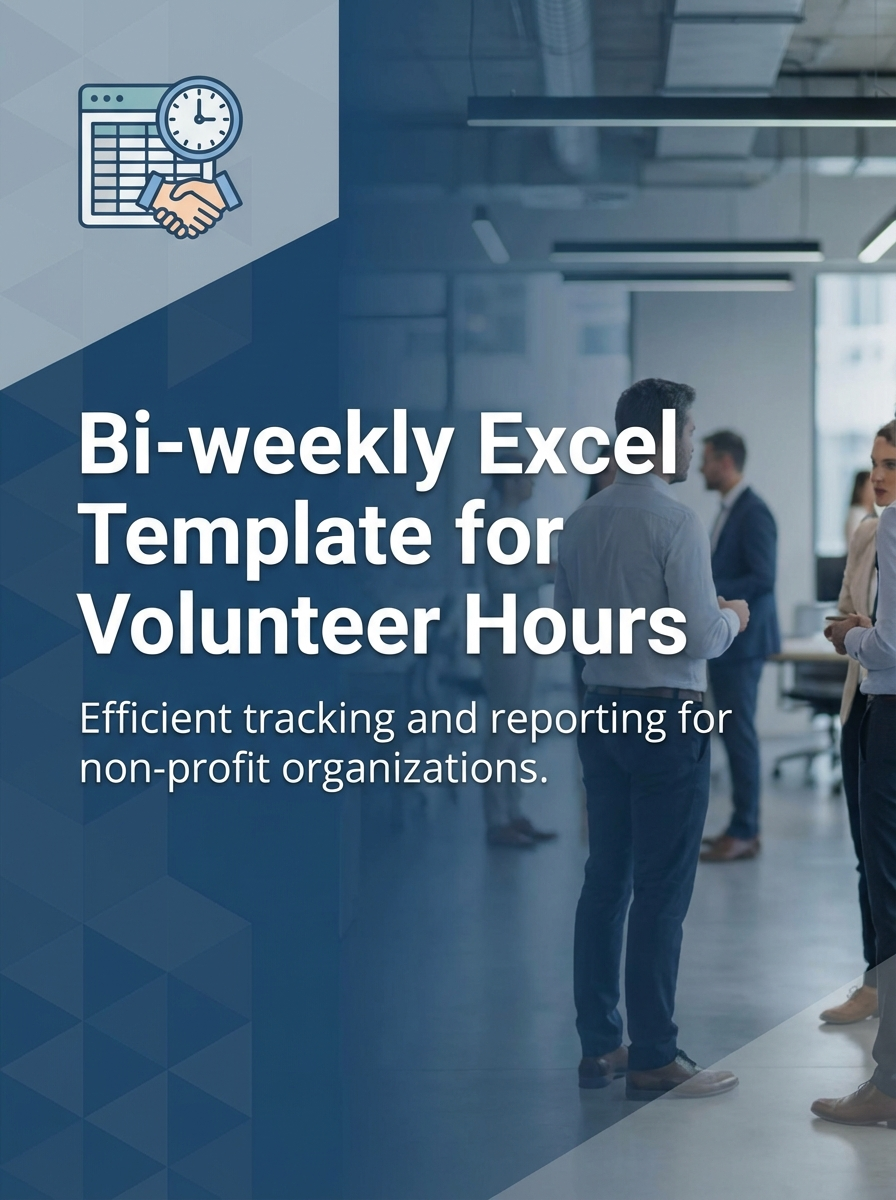 Bi-weekly Excel Template for Volunteer Hours