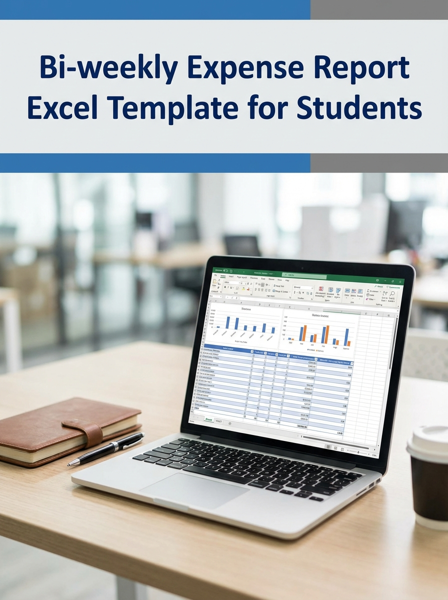 Bi-weekly Expense Report Excel Template for Students