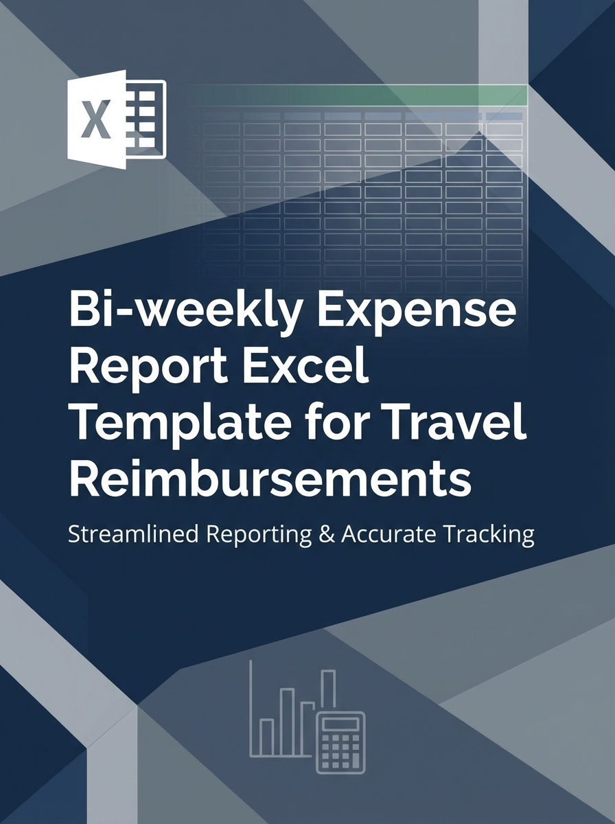 Bi-weekly Expense Report Excel Template for Travel Reimbursements
