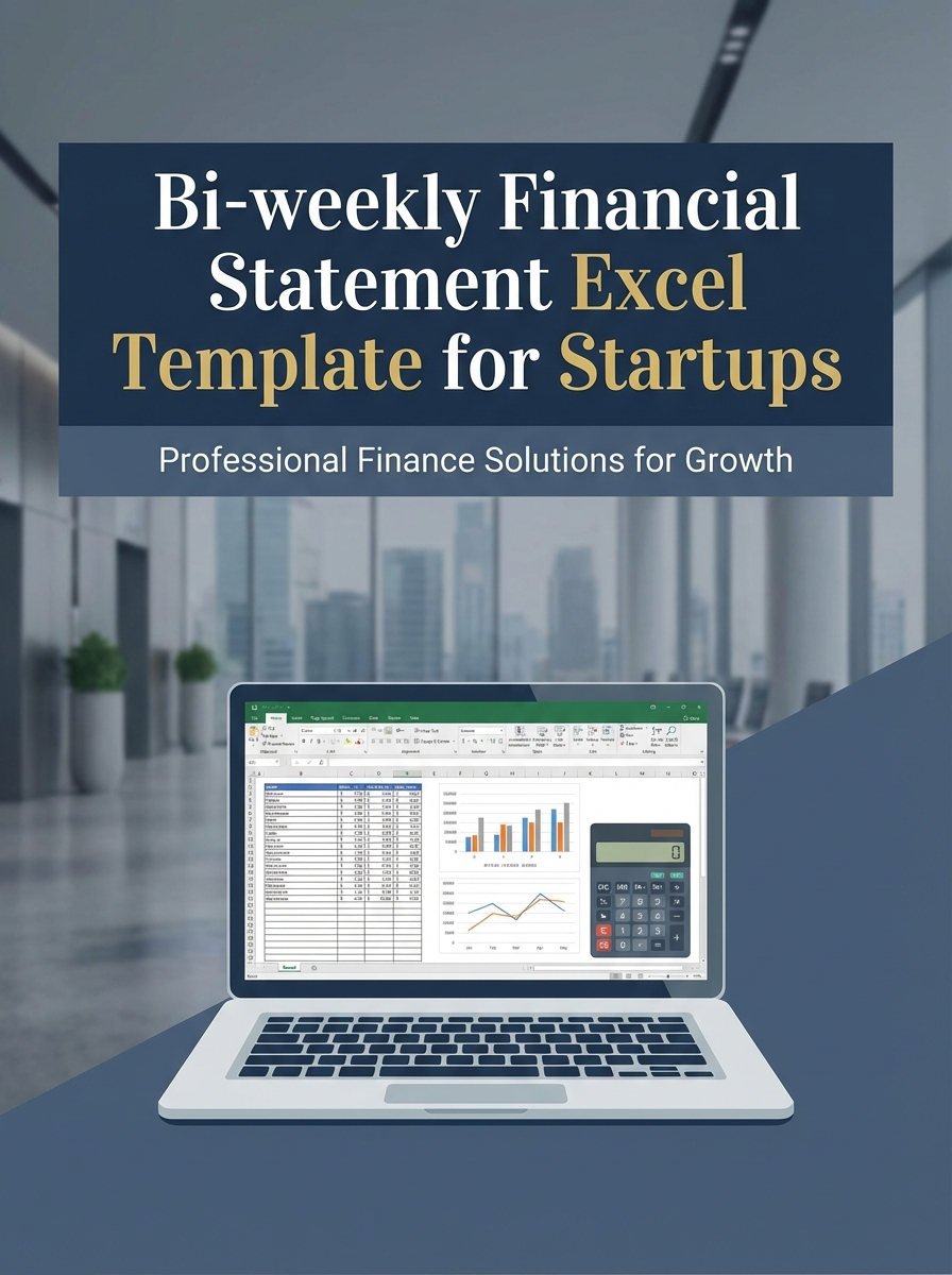 Bi-weekly Financial Statement Excel Template for Startups
