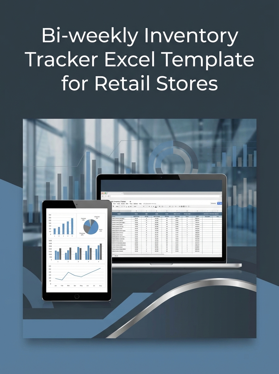 Bi-weekly Inventory Tracker Excel Template for Retail Stores