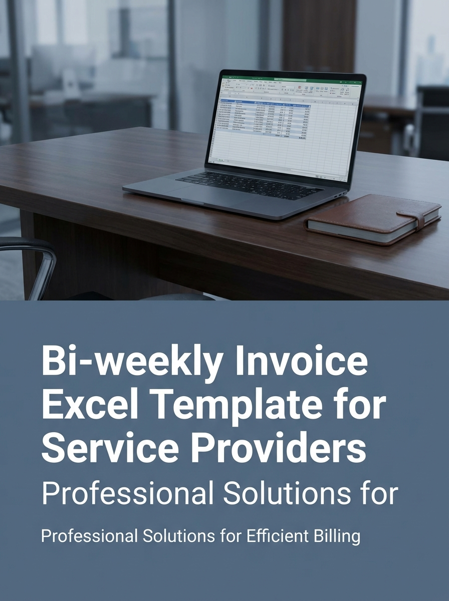 Bi-weekly Invoice Excel Template for Service Providers