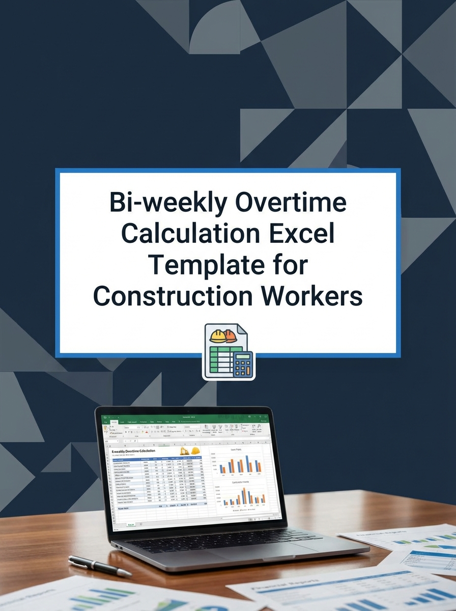 Bi-weekly Overtime Calculation Excel Template for Construction Workers