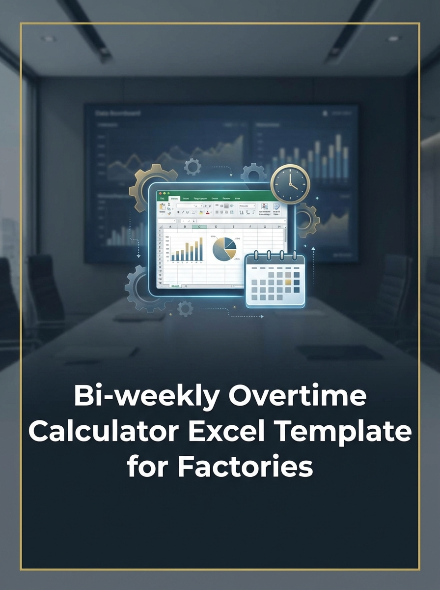 Bi-weekly Overtime Calculator Excel Template for Factories