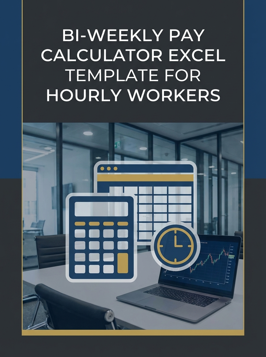 Bi-weekly Pay Calculator Excel Template for Hourly Workers