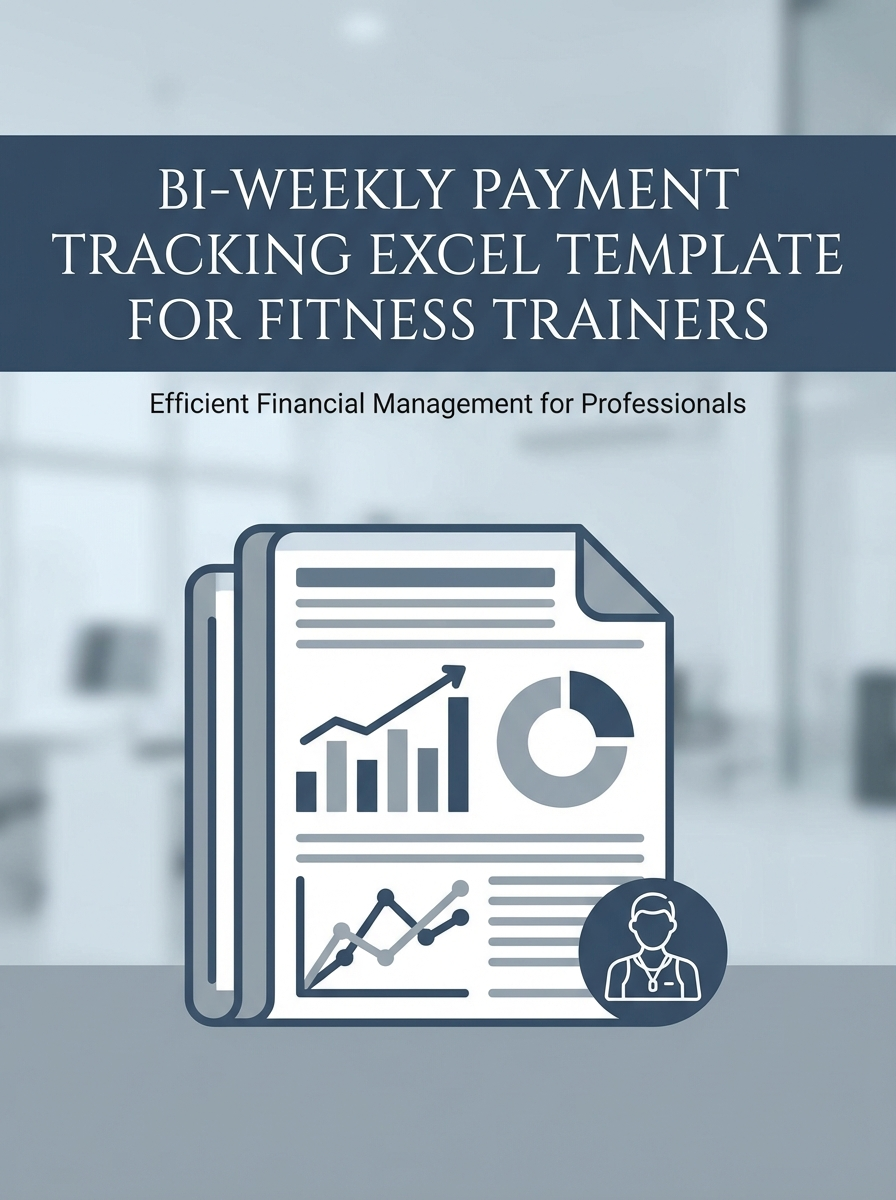 Bi-weekly Payment Tracking Excel Template for Fitness Trainers