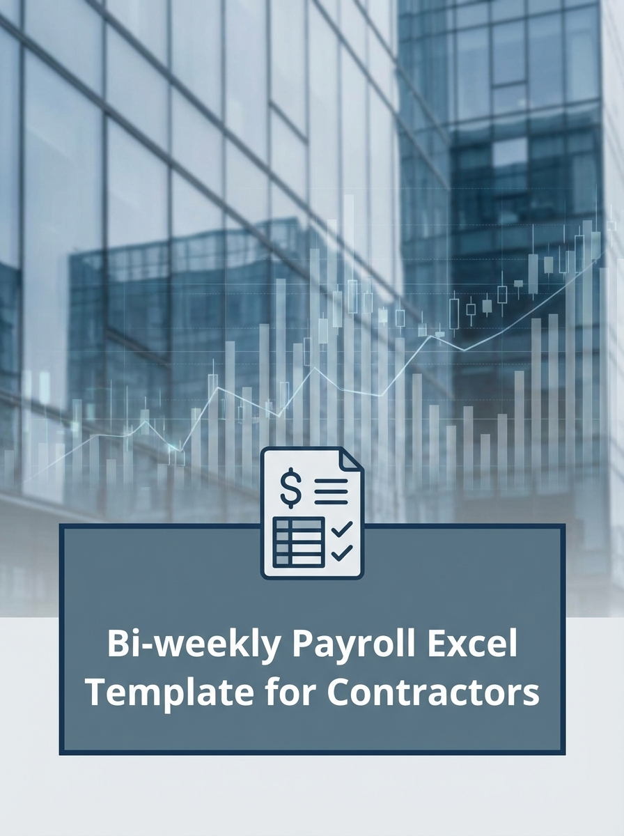 Bi-weekly Payroll Excel Template for Contractors