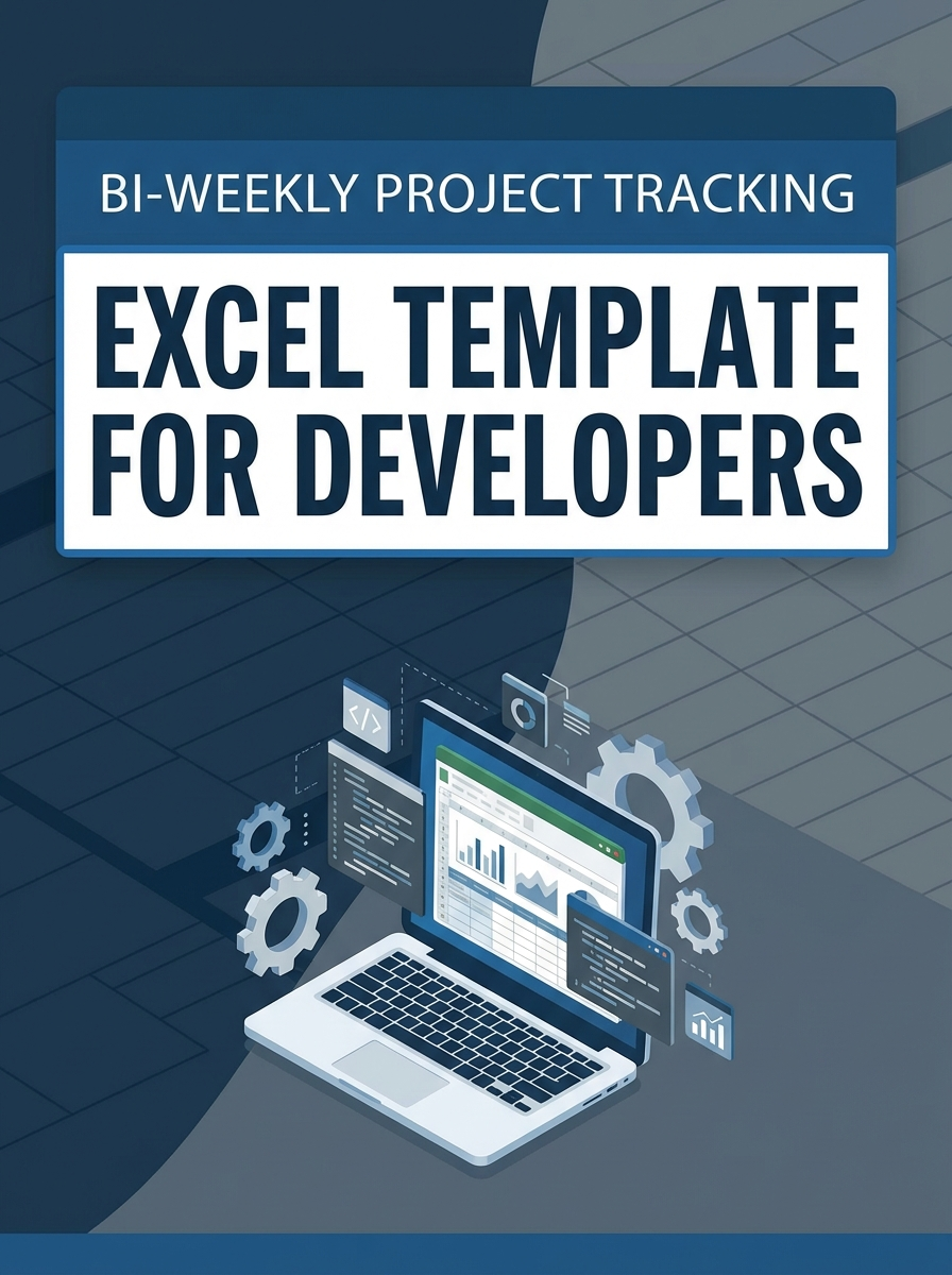 Bi-weekly Project Tracking Excel Template for Developers