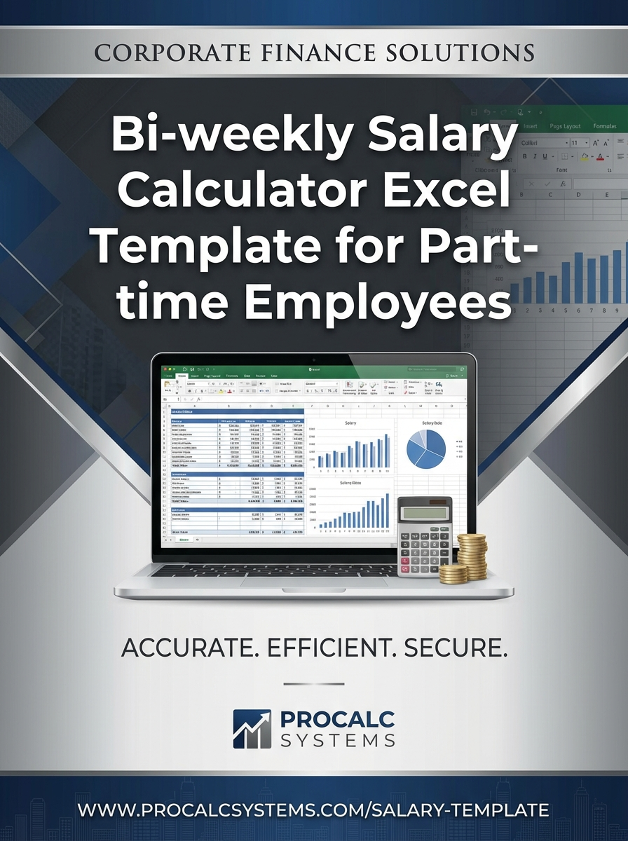 Bi-weekly Salary Calculator Excel Template for Part-time Employees