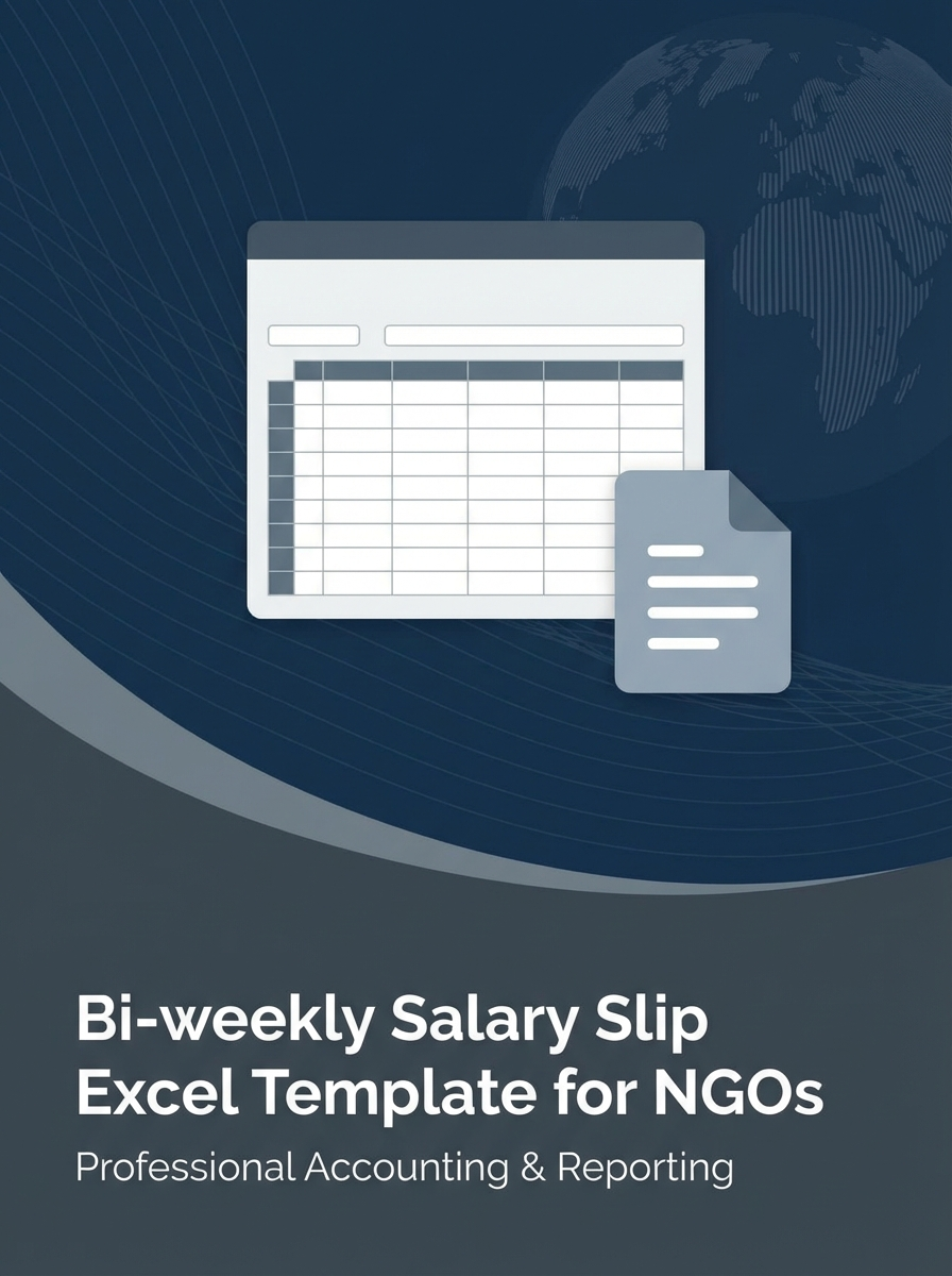 Bi-weekly Salary Slip Excel Template for NGOs
