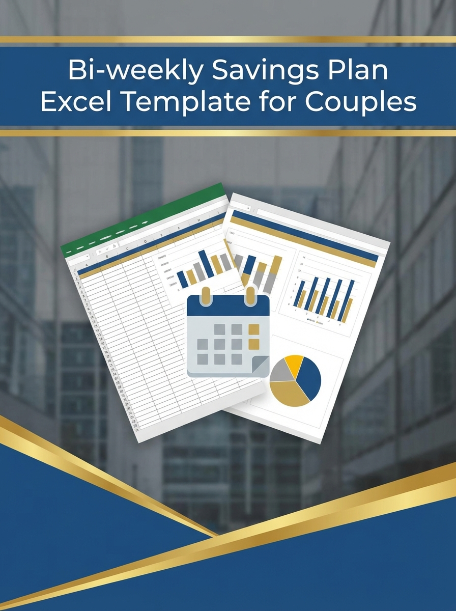 Bi-weekly Savings Plan Excel Template for Couples
