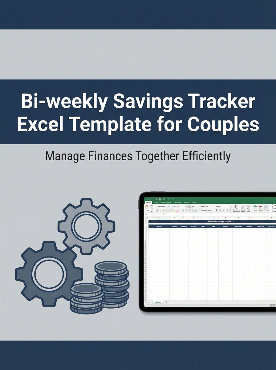 Bi-weekly Savings Tracker Excel Template for Couples