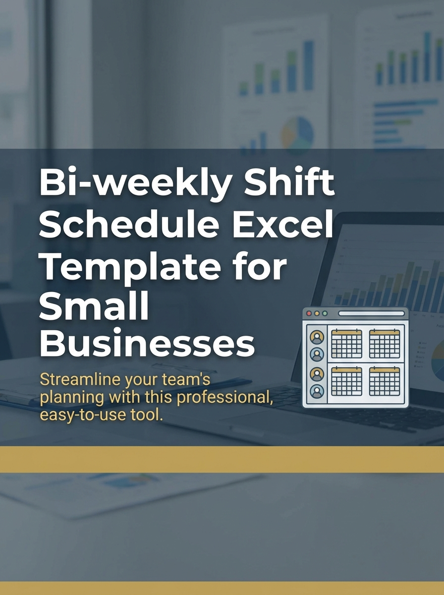 Bi-weekly Shift Schedule Excel Template for Small Businesses