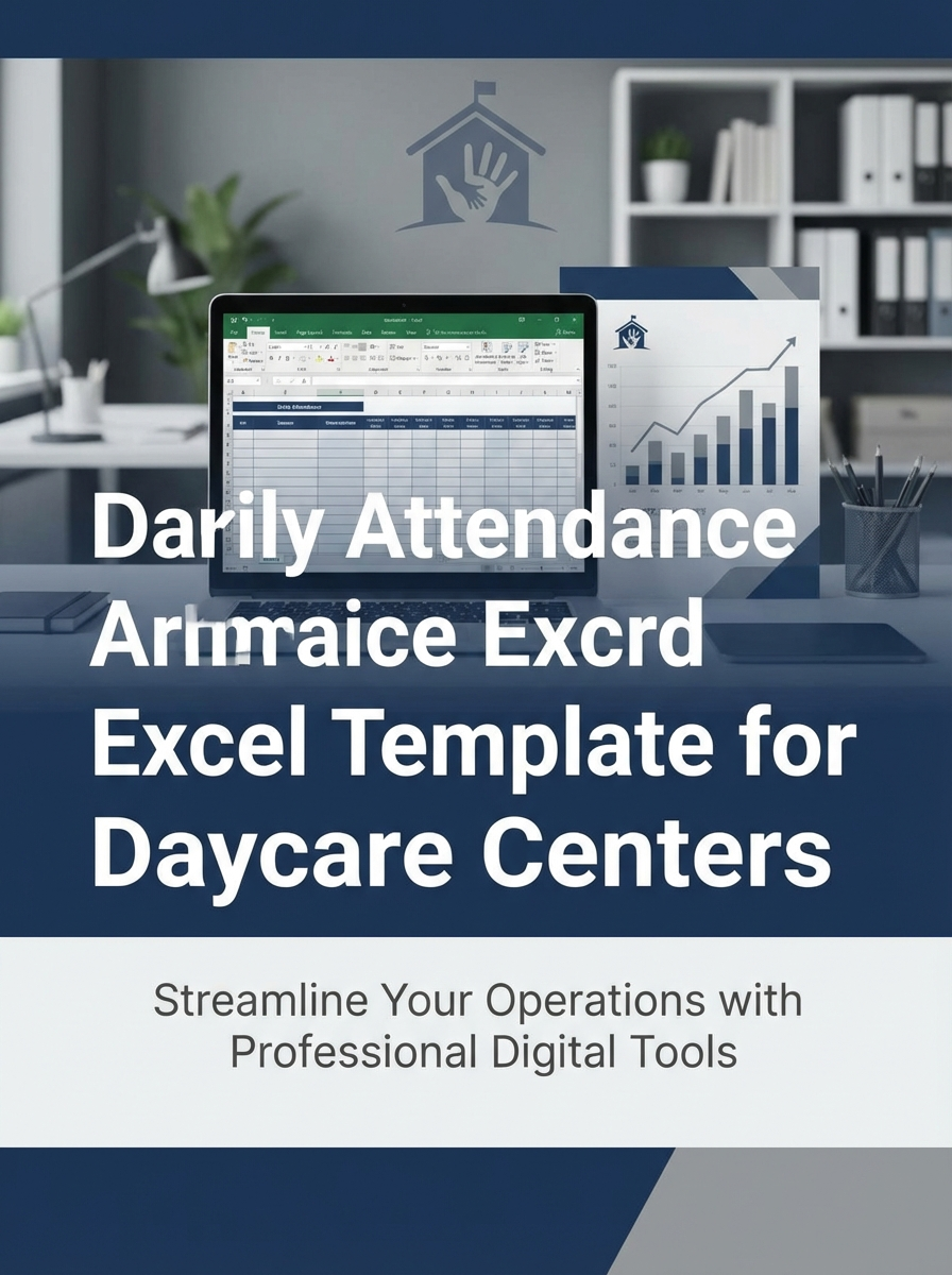 Daily Attendance Record Excel Template for Daycare Centers