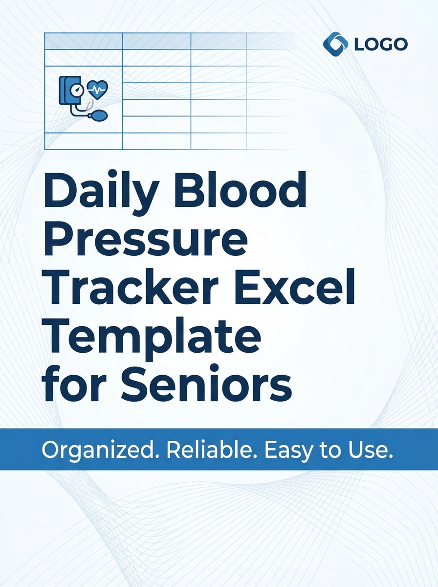 Daily Blood Pressure Tracker Excel Template for Seniors
