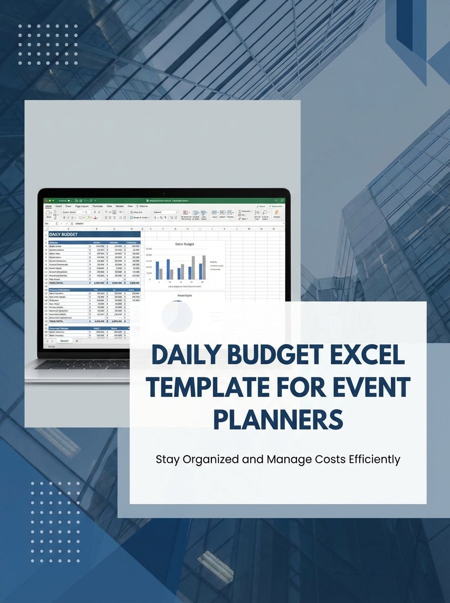 Daily Budget Excel Template for Event Planners
