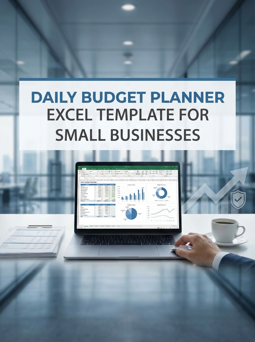 Daily Budget Planner Excel Template for Small Businesses