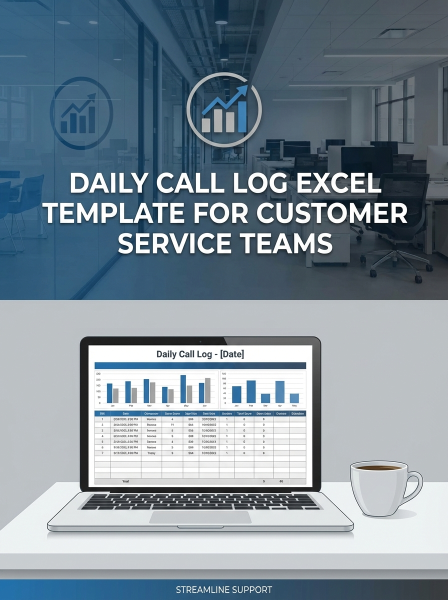 Daily Call Log Excel Template for Customer Service Teams