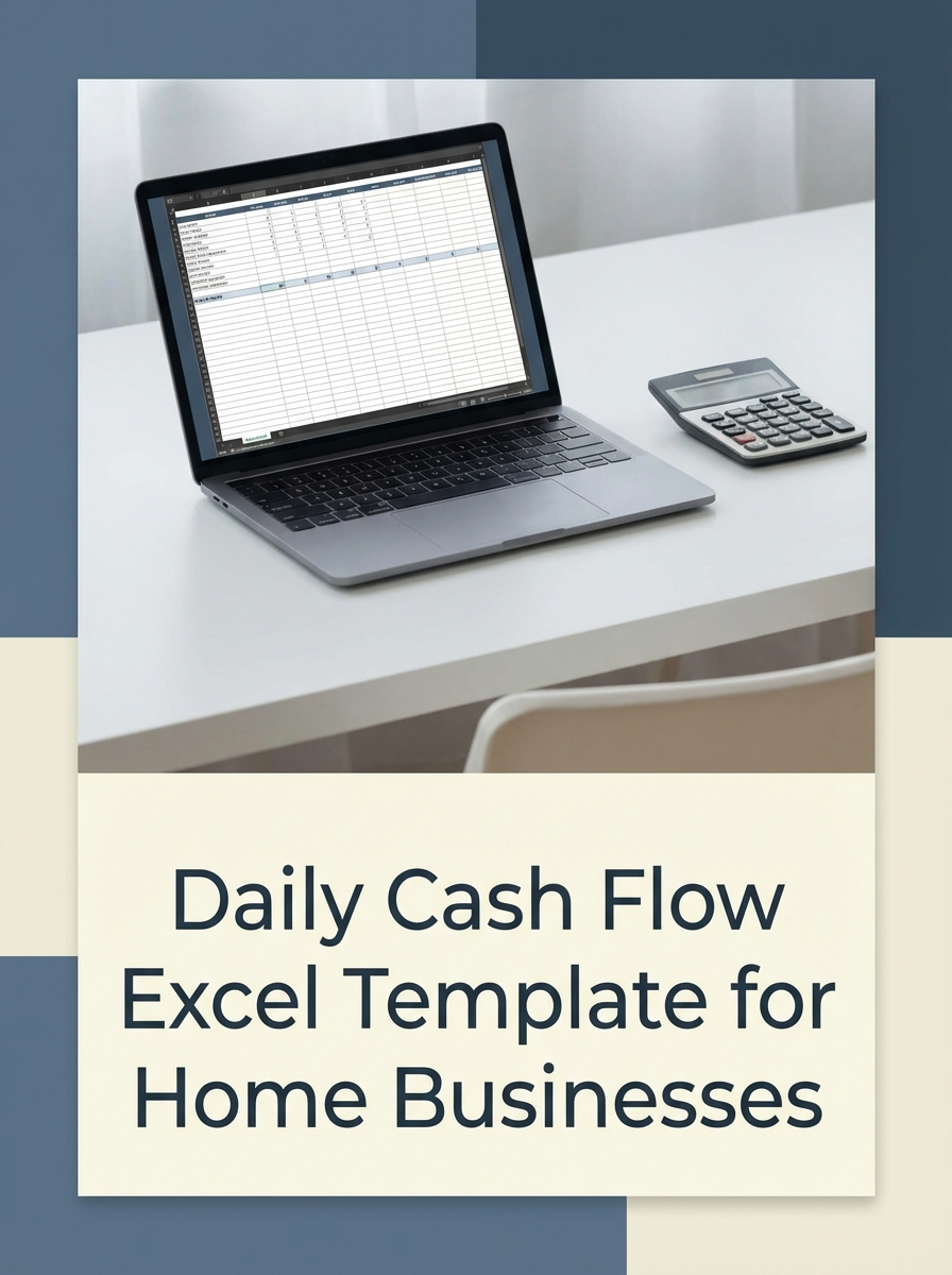 Daily Cash Flow Excel Template for Home Businesses