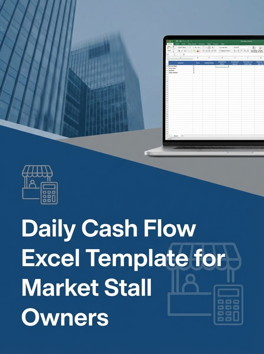 Daily Cash Flow Excel Template for Market Stall Owners