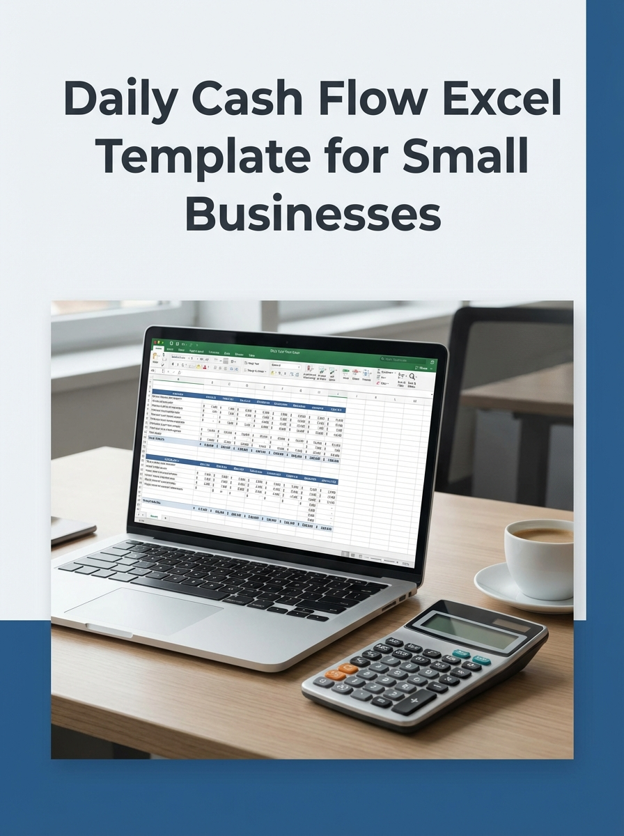 Daily Cash Flow Excel Template for Small Businesses