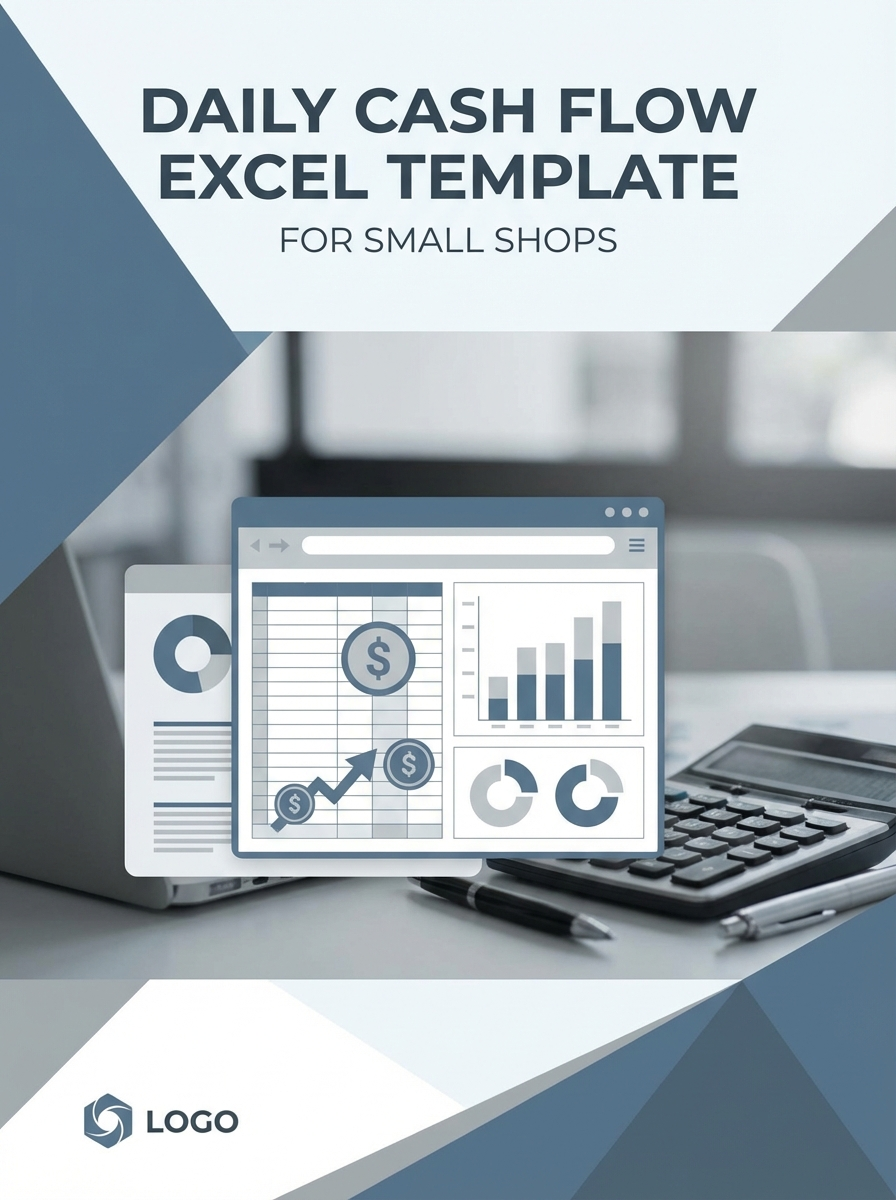 Daily Cash Flow Excel Template for Small Shops