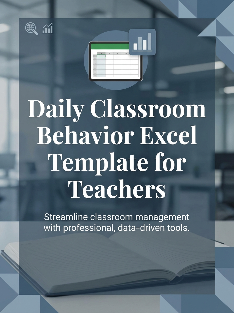 Daily Classroom Behavior Excel Template for Teachers