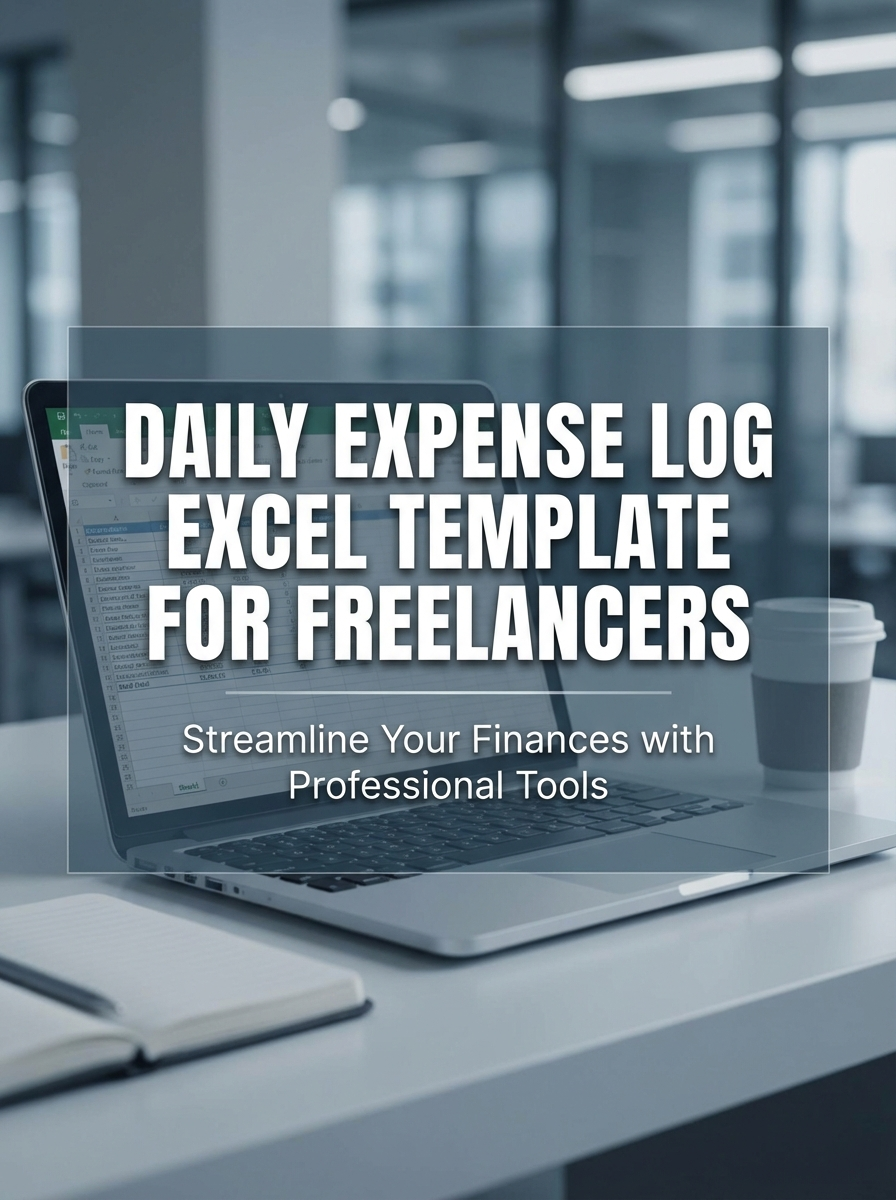 Daily Expense Log Excel Template for Freelancers
