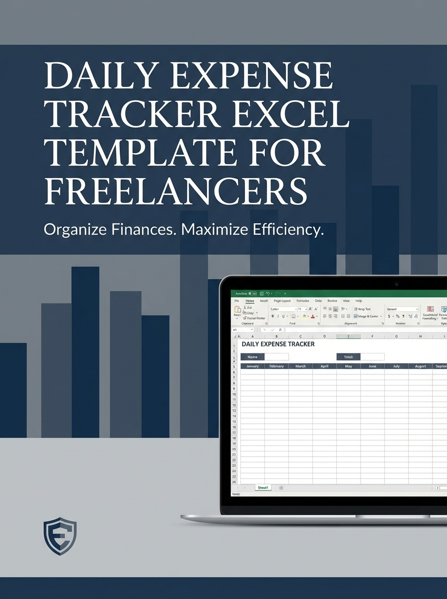 Daily Expense Tracker Excel Template for Freelancers