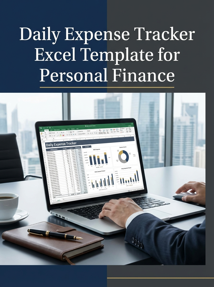 Daily Expense Tracker Excel Template for Personal Finance