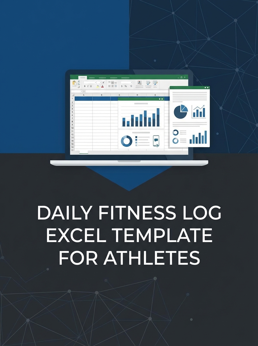 Daily Fitness Log Excel Template for Athletes