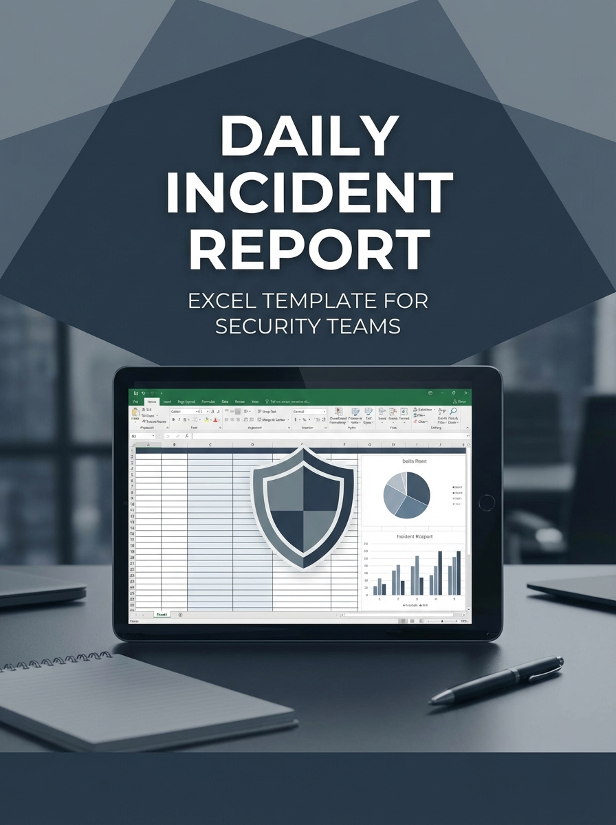 Daily Incident Report Excel Template for Security Teams