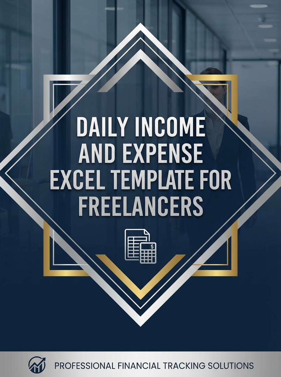Daily Income and Expense Excel Template for Freelancers