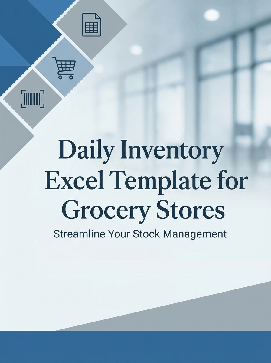 Daily Inventory Excel Template for Grocery Stores