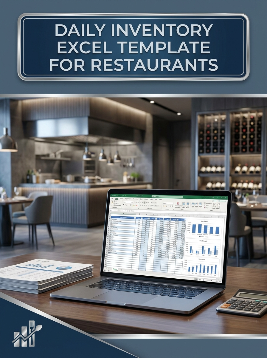 Daily Inventory Excel Template for Restaurants