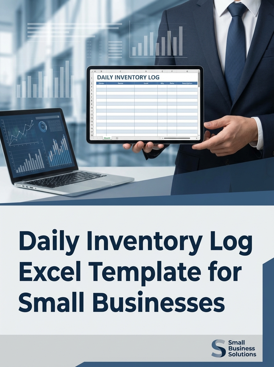 Daily Inventory Log Excel Template for Small Businesses