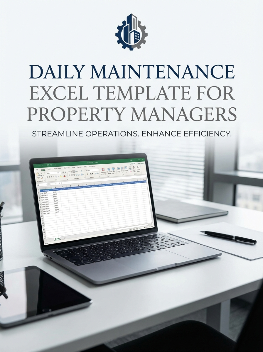 Daily Maintenance Excel Template for Property Managers