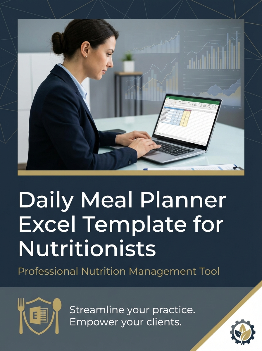 Daily Meal Planner Excel Template for Nutritionists