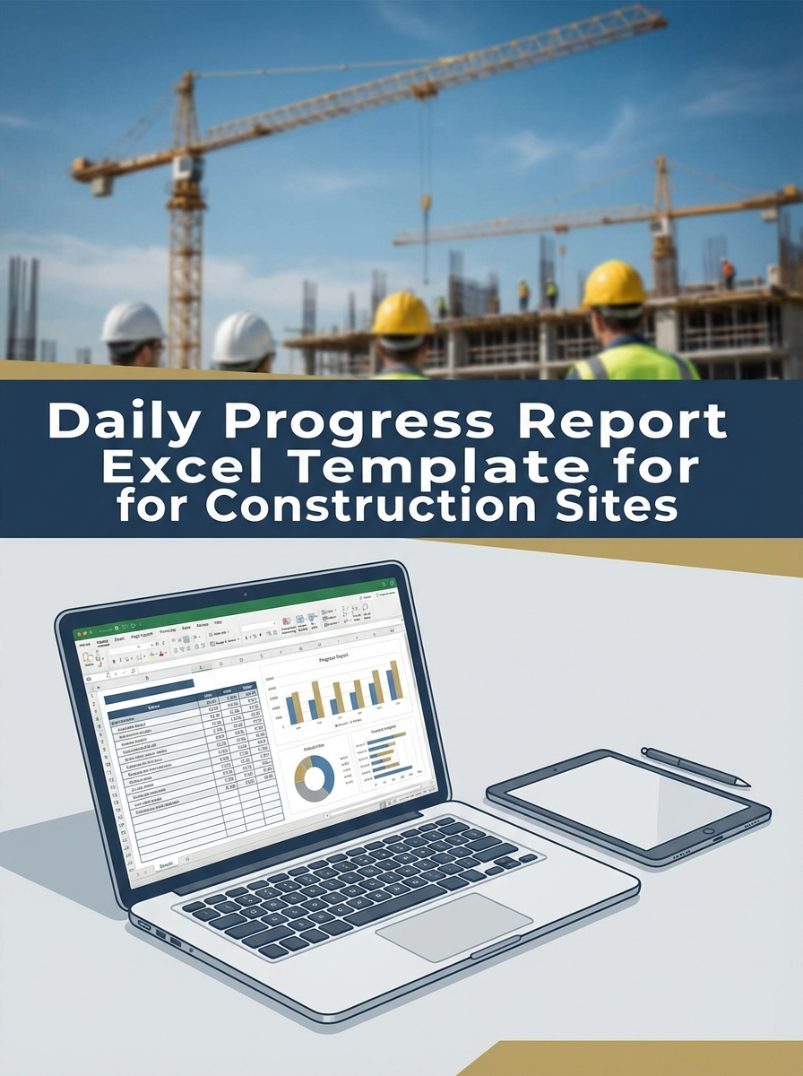 Daily Progress Report Excel Template for Construction Sites