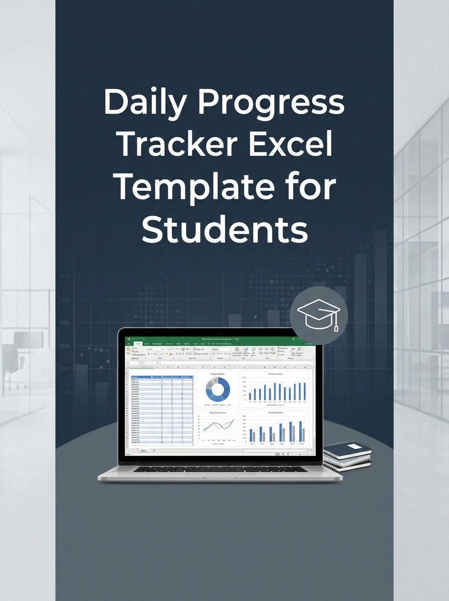 Daily Progress Tracker Excel Template for Students