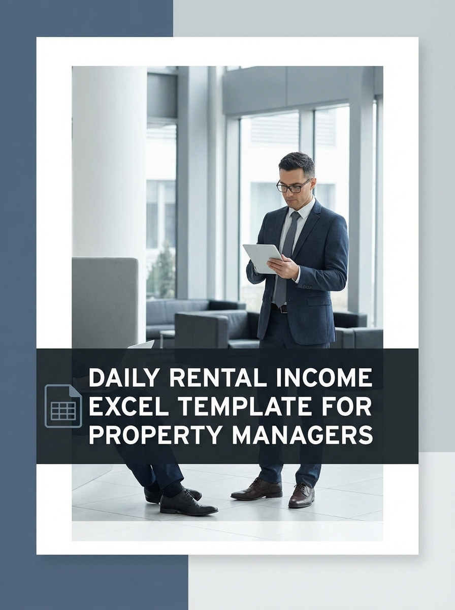 Daily Rental Income Excel Template for Property Managers