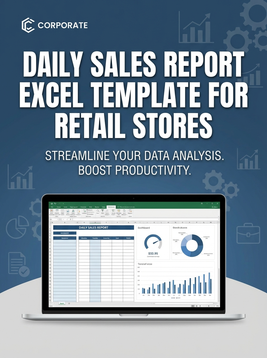 Daily Sales Report Excel Template for Retail Stores