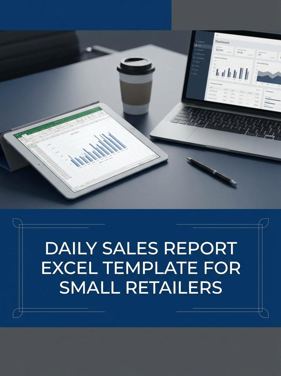 Daily Sales Report Excel Template for Small Retailers