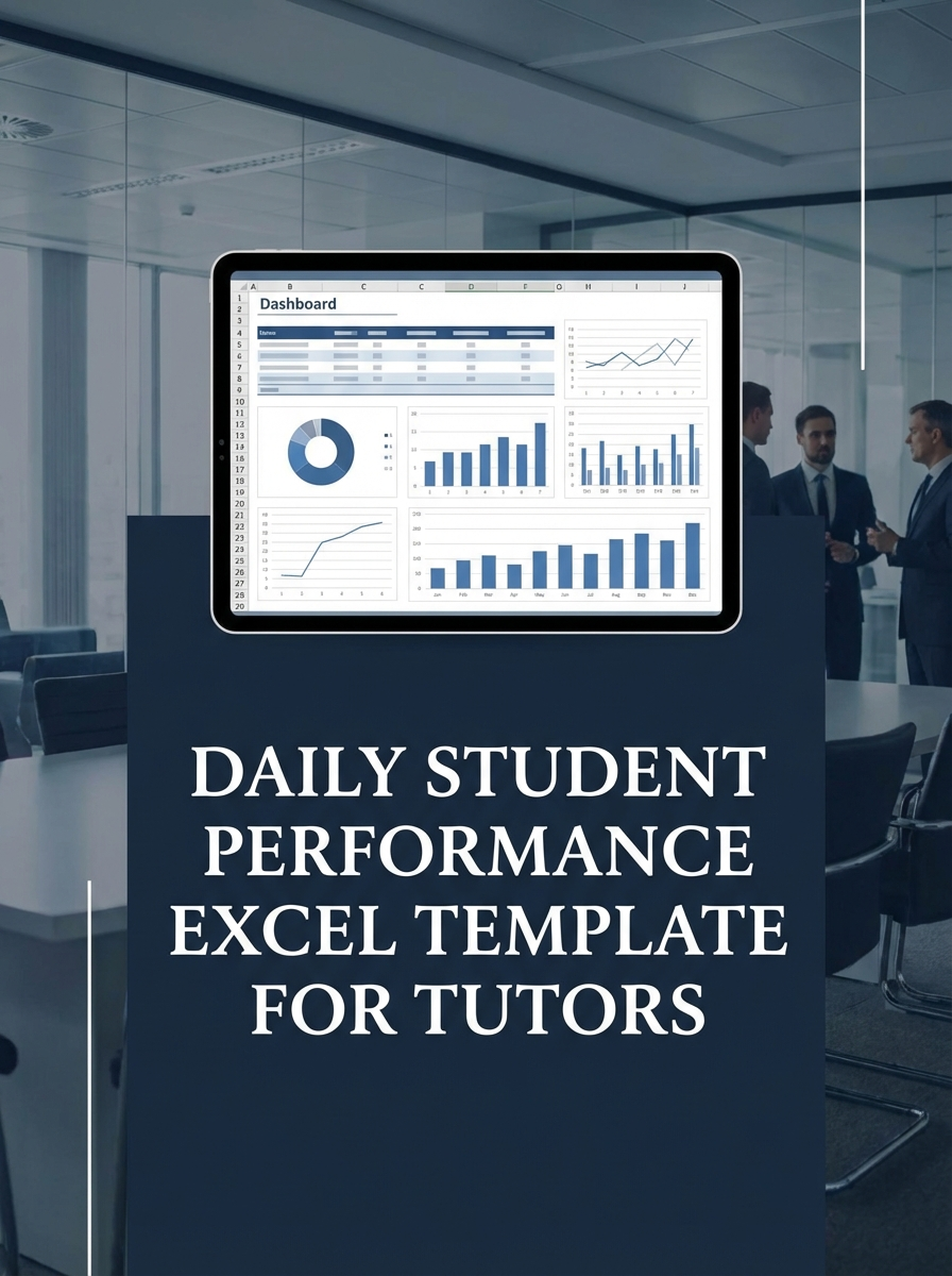 Daily Student Performance Excel Template for Tutors