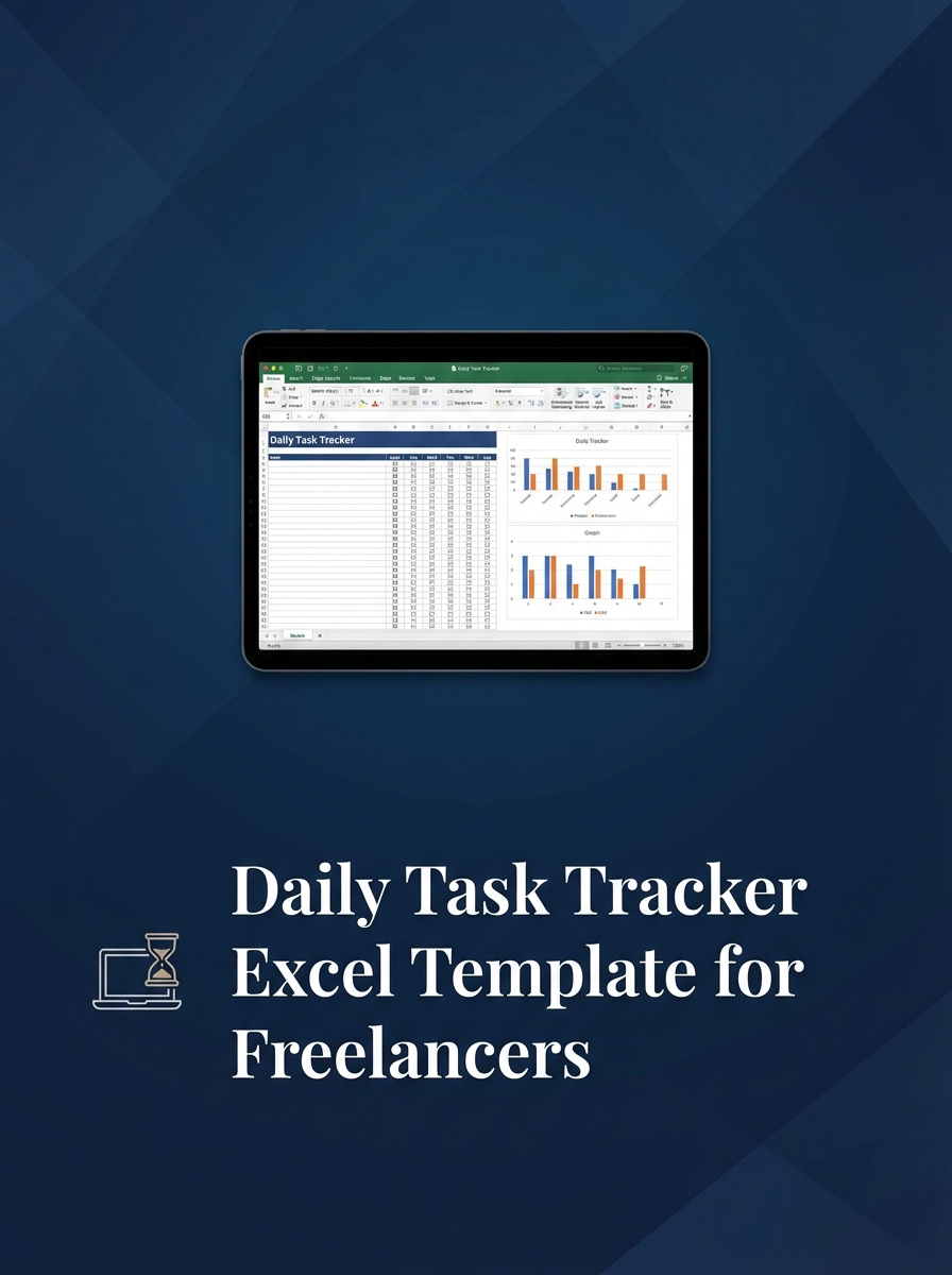 Daily Task Tracker Excel Template for Freelancers