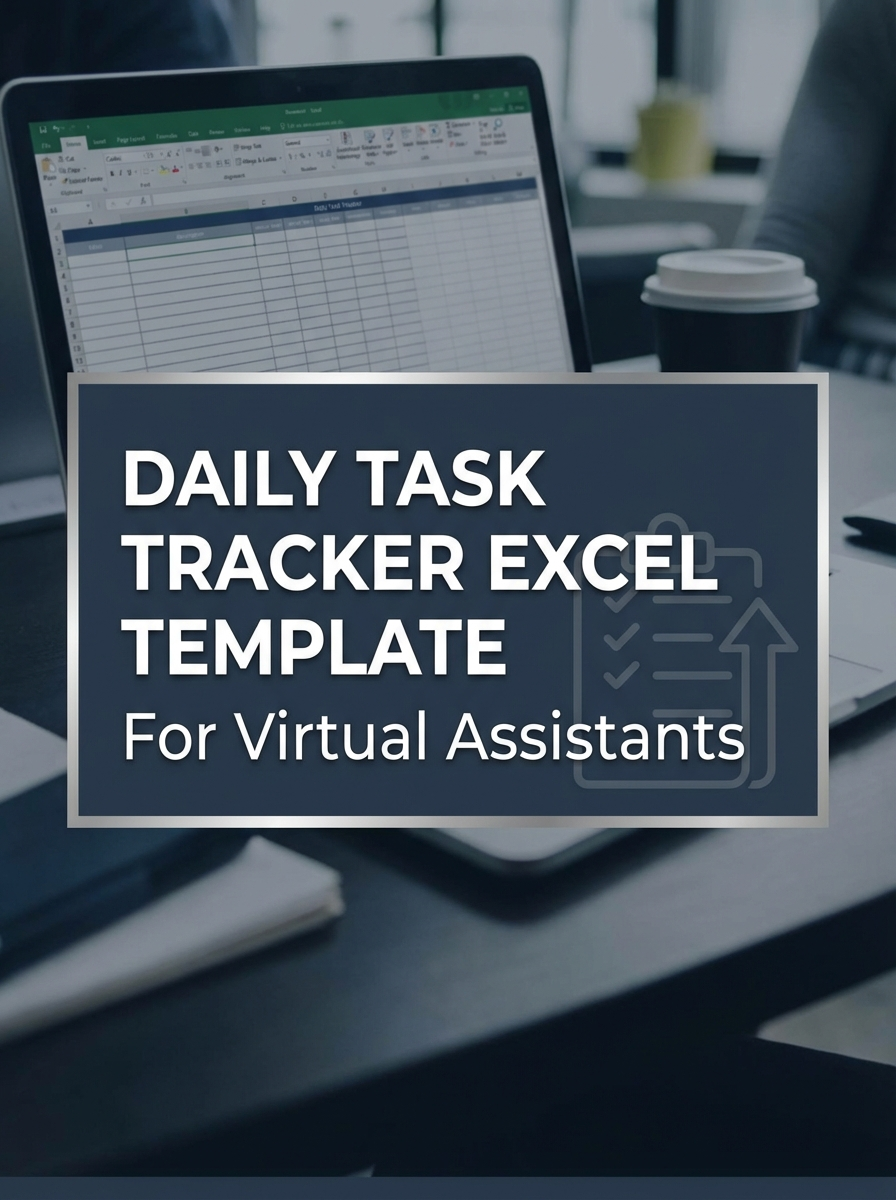 Daily Task Tracker Excel Template for Virtual Assistants