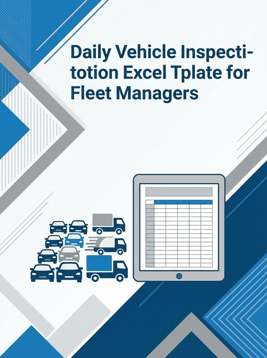 Daily Vehicle Inspection Excel Template for Fleet Managers